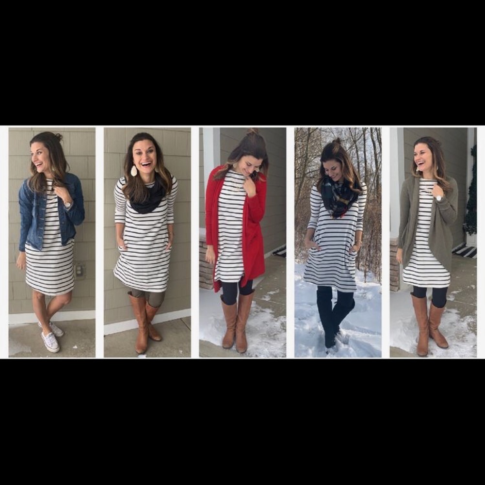 Forever 21 Stripped dress/tunic size S - Picture 2 of 6